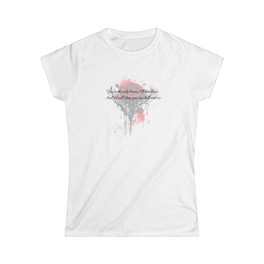 Women's Tee - Dark Romance with Quote from Haunting Adaline